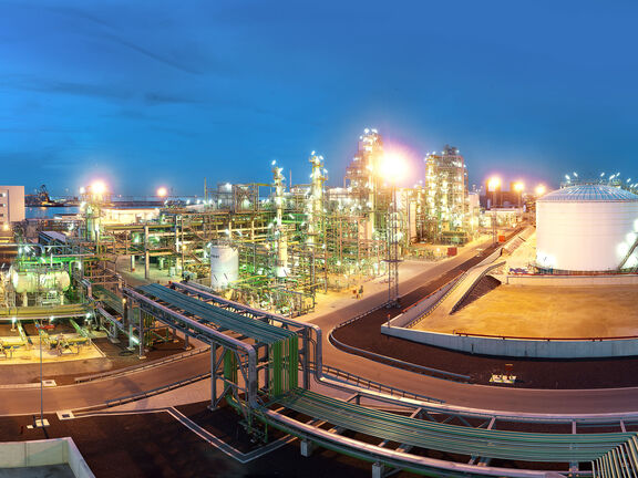 Picture of a biofuels facility designed and built by Technip Energies