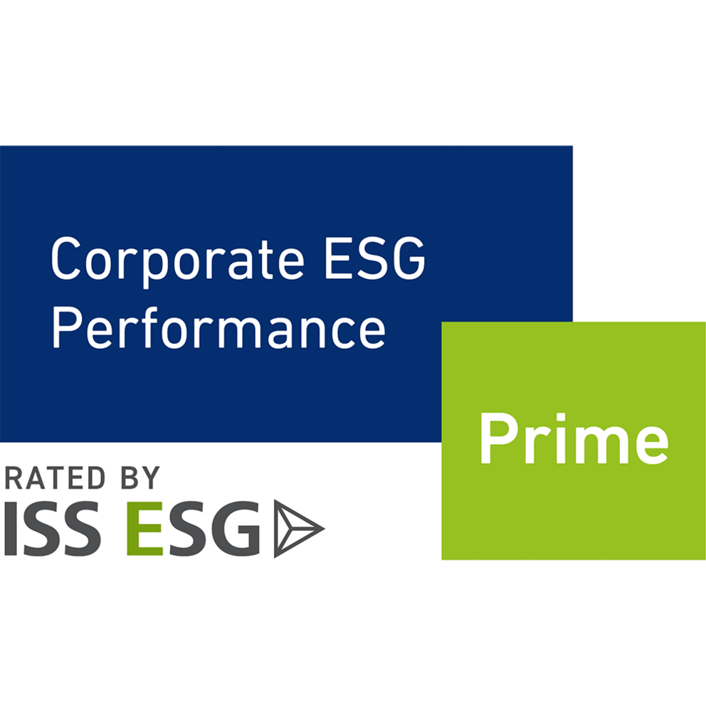 Badge: Corporate ESG Performance: Prime - Rated by ISS ESG