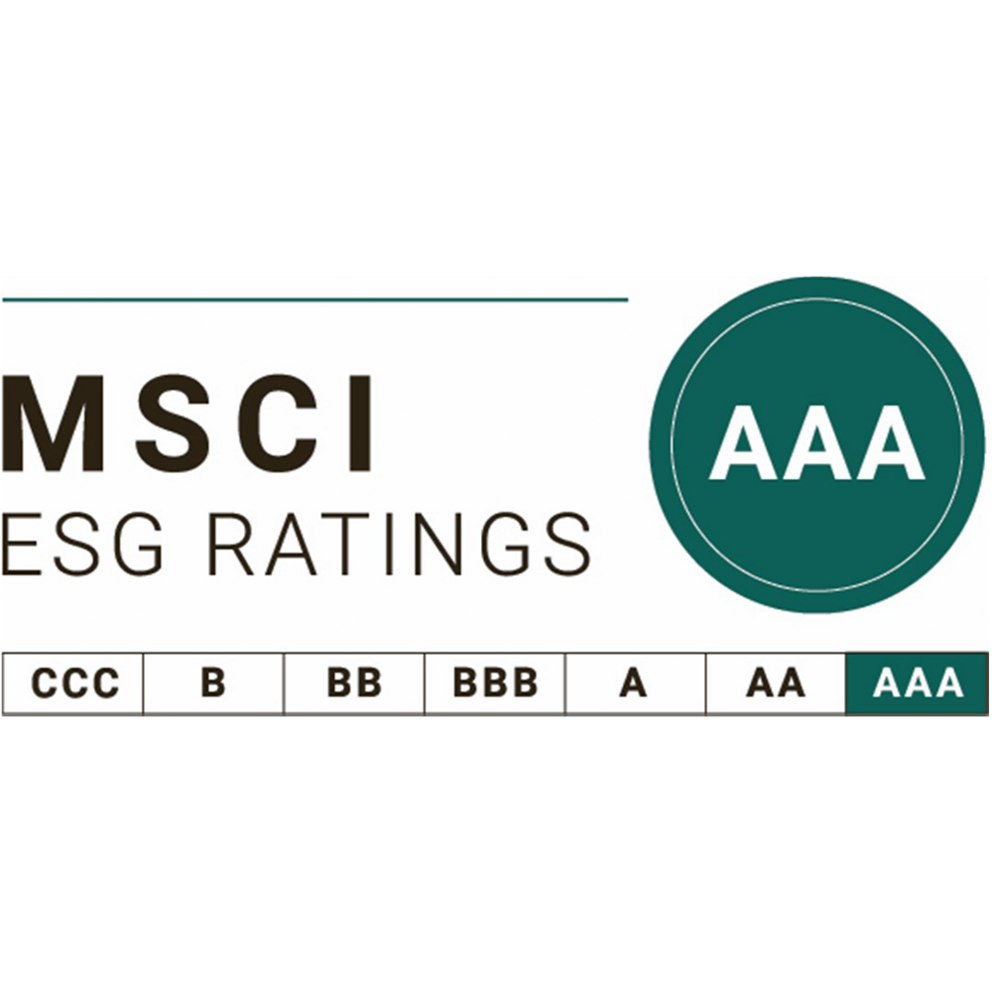 MSCI ESG RATINGS badge: AAA