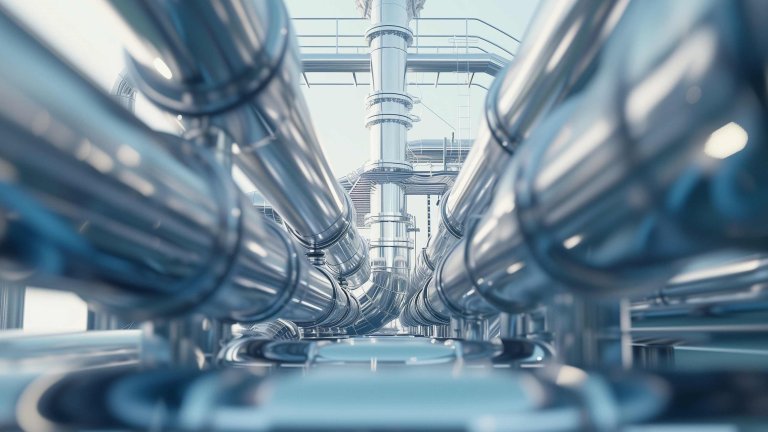 Decorative image for Low-Carbon Ammonia (pipes)