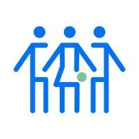 group of people with a woman in front icon