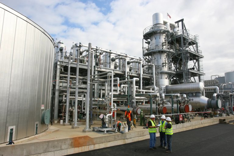 Photo de l'usine de production de SAF IGH SkyNRG Pacific NW