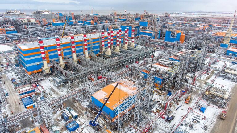 Aerial picture of the Yamal project
