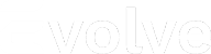 Logo du programme Evolve (blanc)