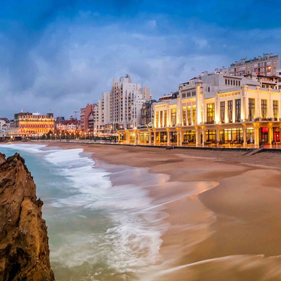 Image of Biarritz coast