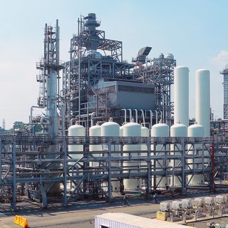Image décorative pour Hydrogène bas carbone (photo d'une usine)