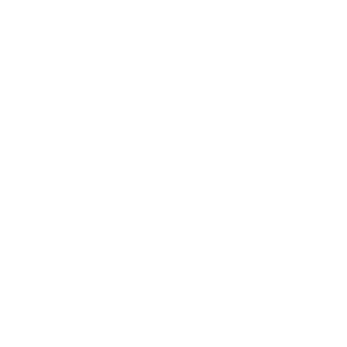 Icône blanc représentant une industrie durable, avec des éoliennes