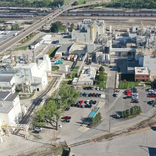 Vue aérienne de T.EN Advanced Materials & Catalysts LLC à Kansas City