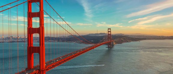 Image of San Francisco Bridge, in the United States