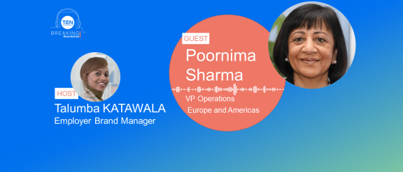 Breaking Boundaries Podcast image of Poornima Sharma