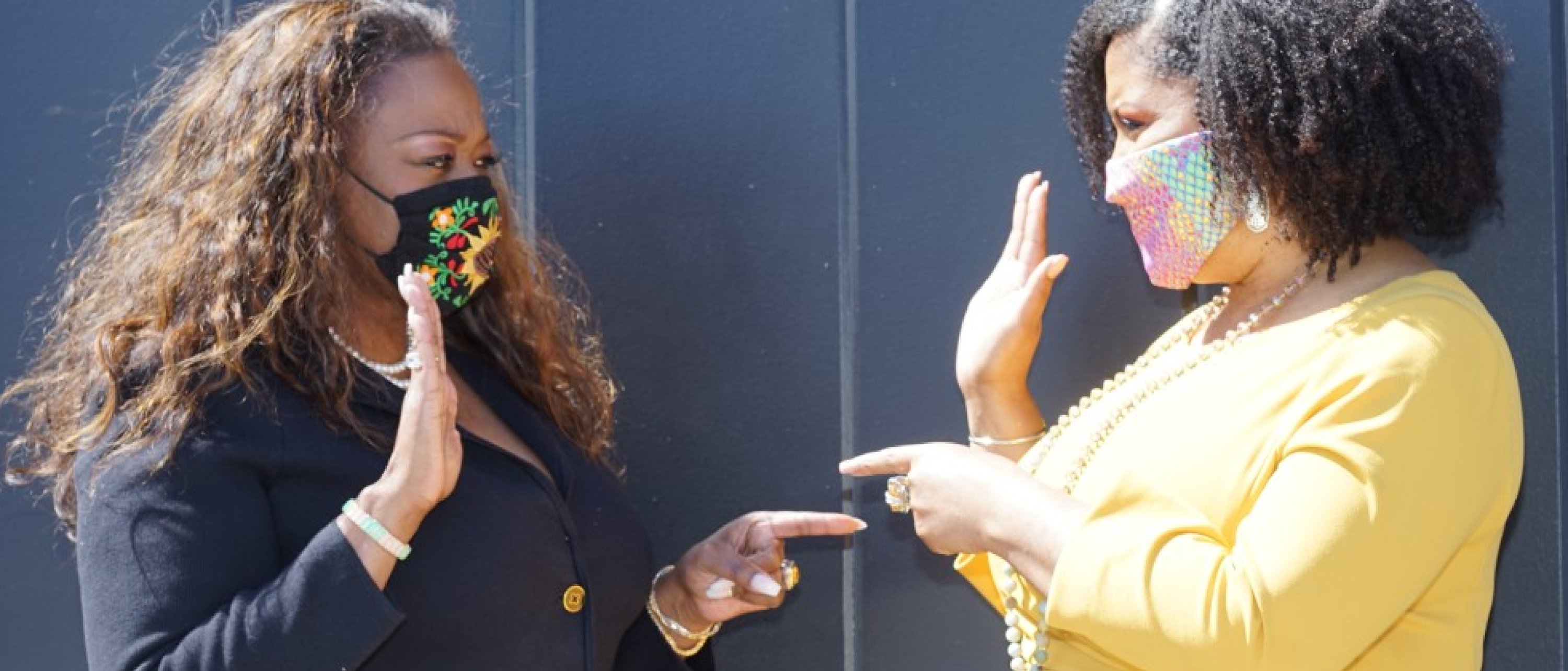 Banner image of two women representing BOLD (Black & Brown Organization for Leadership and Development Mission)