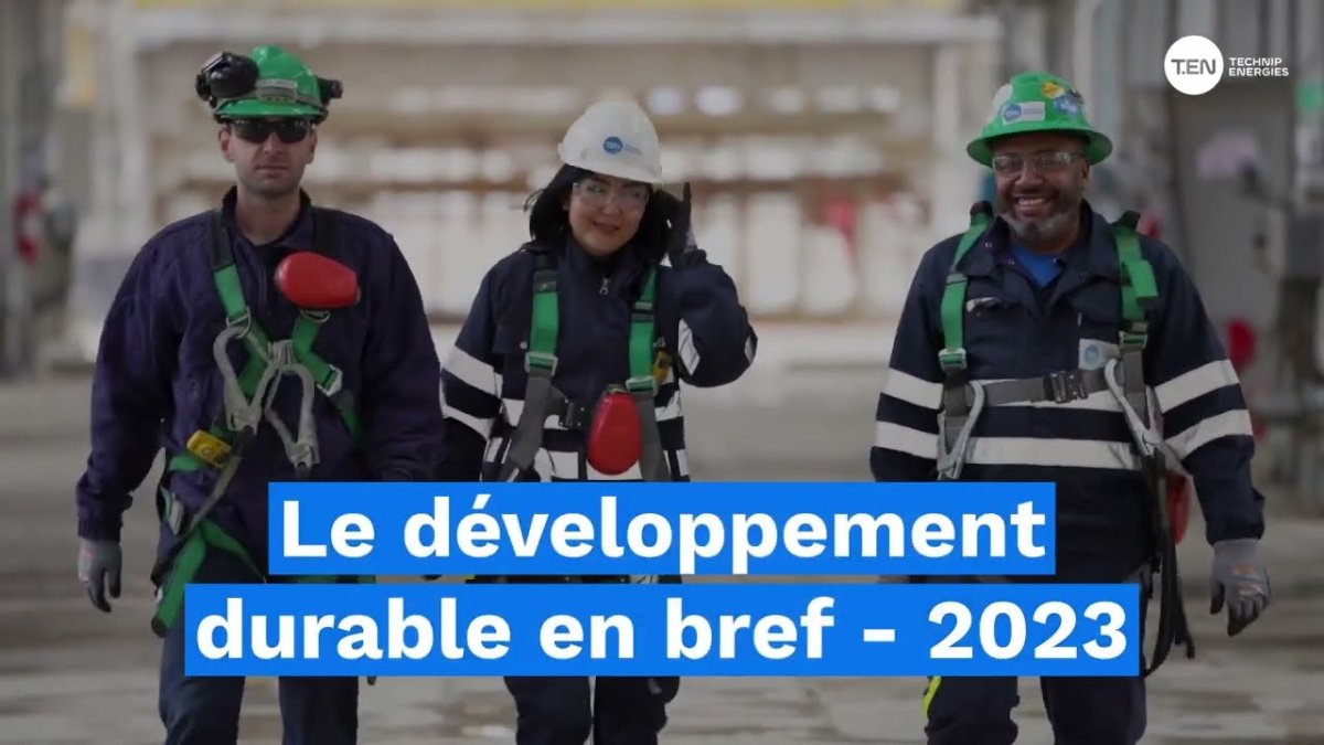 Watch Technip Energies - 2023 Sustainability highlights (FR) on YouTube.