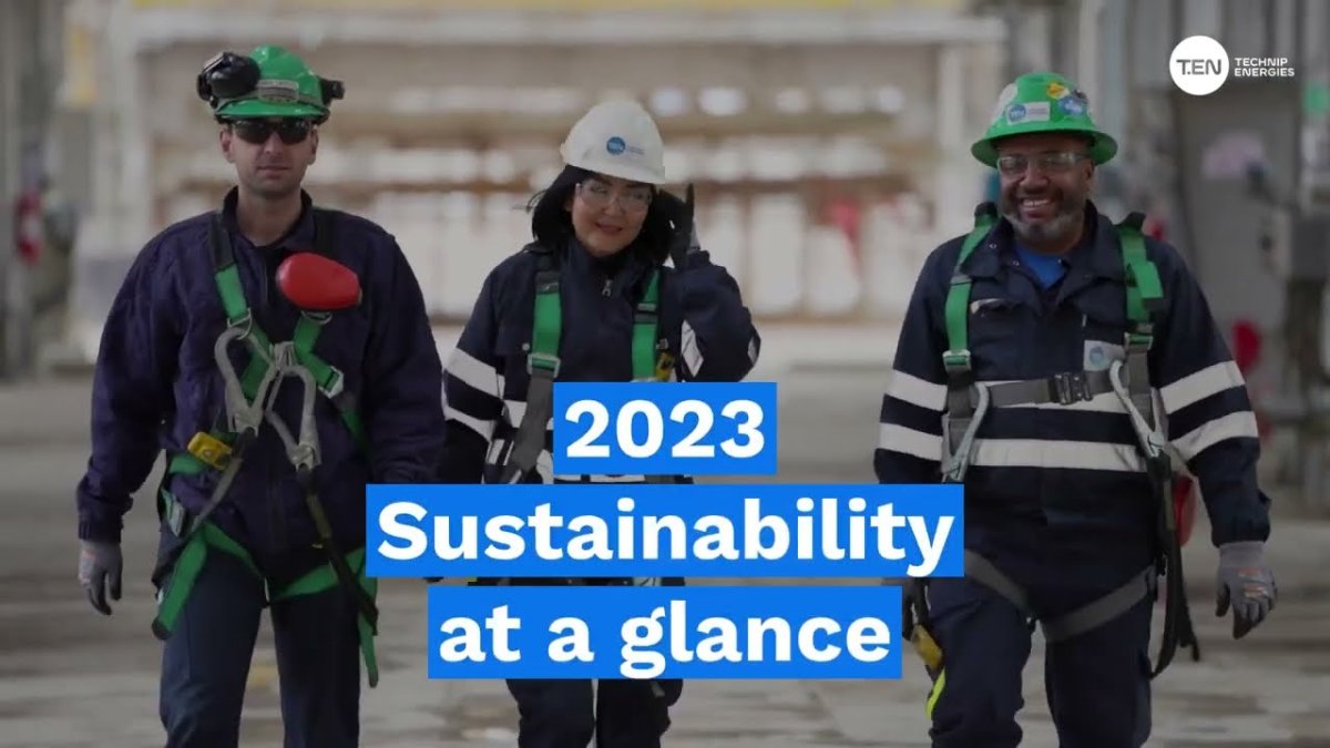 Watch Technip Energies - 2023 Sustainability highlights (EN) on YouTube.