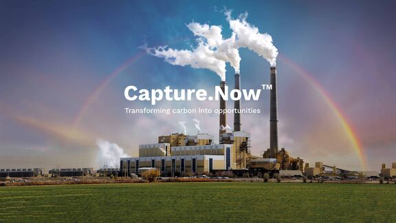 Capture.Now™ banner image with rainbow