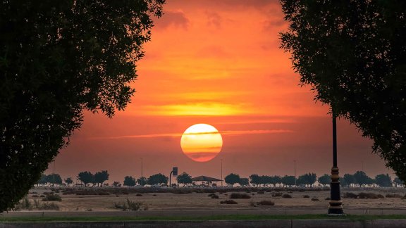 Image of sunset in Saudi Arabia