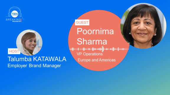 Breaking Boundaries Podcast image of Poornima Sharma