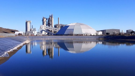 Edmonton Cement Plant CCUS news in Canada