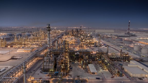 Image de la raffinerie d'Al-Jubayl, en Arabie saoudite