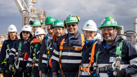 Image of team at Egypt Midor project