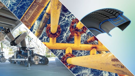 3 pictures showing the capabilities of T.EN Marseille in Monitoring, Robotics and Inspection