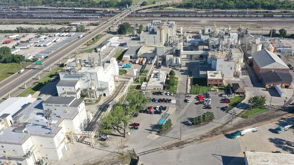 Aerial picture of T.EN Advanced Materials & Catalysts LLC in Kansas City
