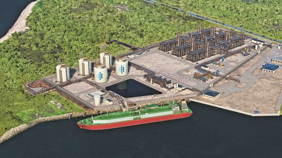 Commonwealth LNG export facility in the United States