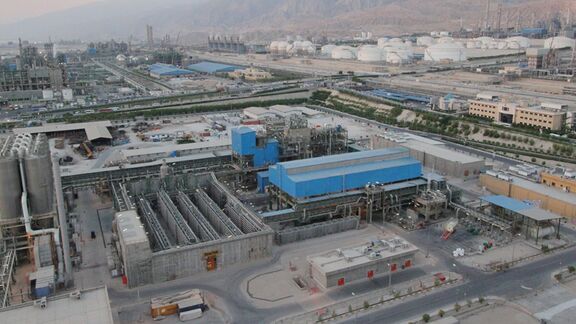 Aerial picture of a petrochemicals plant