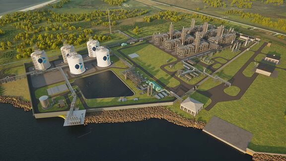 Commonwealth LNG export facility in the United States